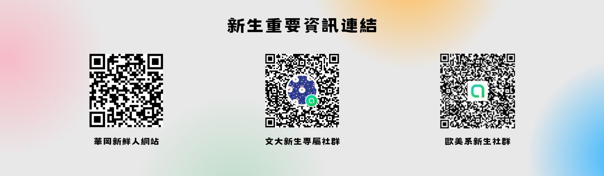 新生重要資訊連結